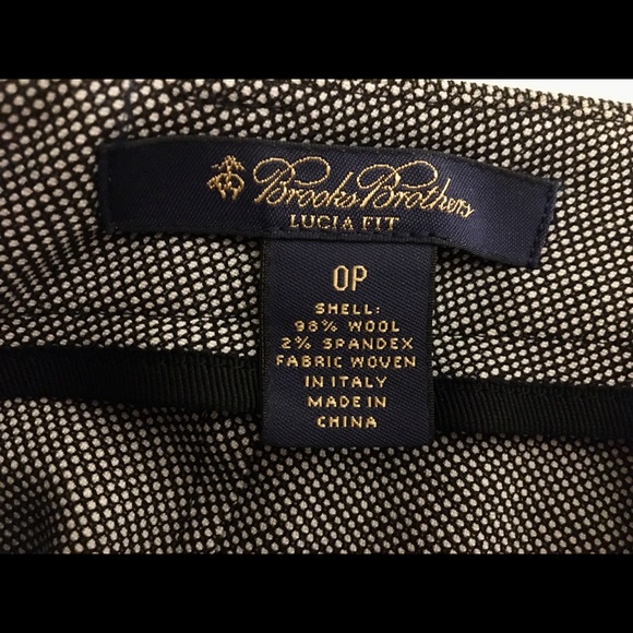 Loro Piana Brooks Brothers wool blend trousers - Picture 3 of 3